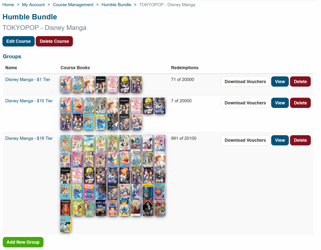 Creating Humble Bundle Promotions through ECM